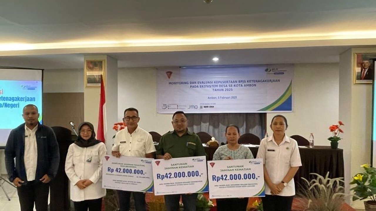 BPJAMSOSTEK Maluku Evaluasi 2.244 Peserta Ekosistem Desa Ambon