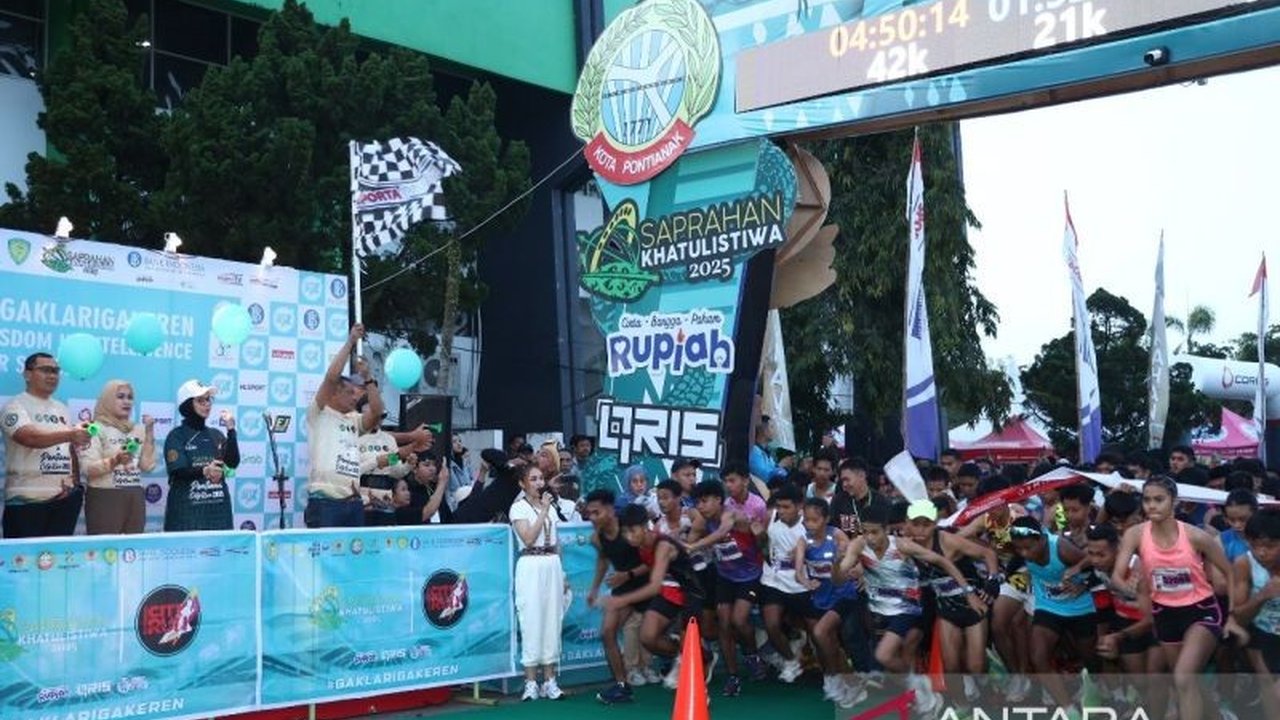 Pontianak City Run 2025: Dorong Pariwisata Olahraga di Kalimantan Barat