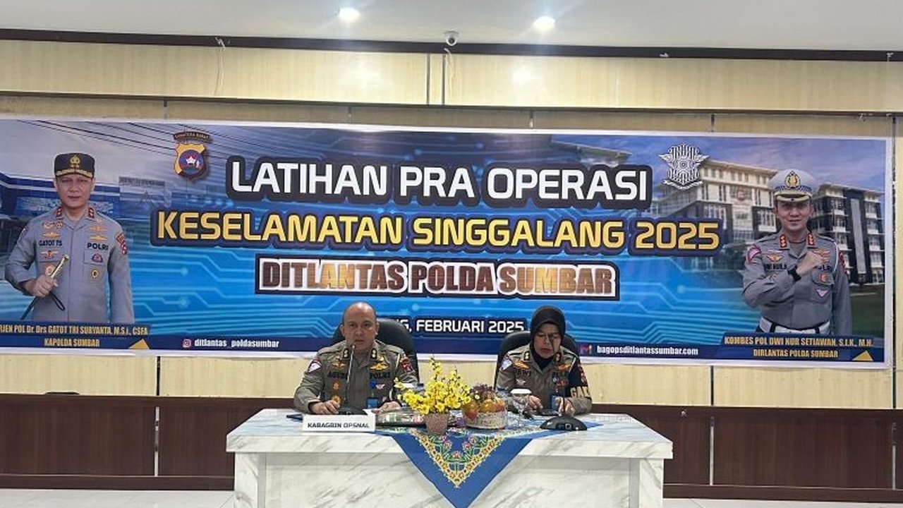 Polda Sumbar Siap Gelar Operasi Singgalang 2025: Fokus Keselamatan dan Disiplin Berlalu Lintas