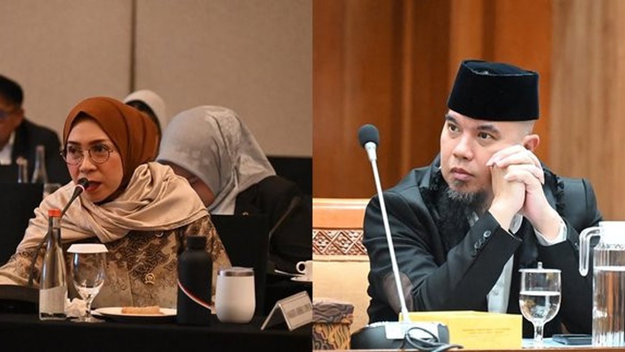 Momen Melly Goeslaw dan Ahmad Dhani Nyanyi Saat Rapat Komisi X DPR RI, Tuai Sorotan