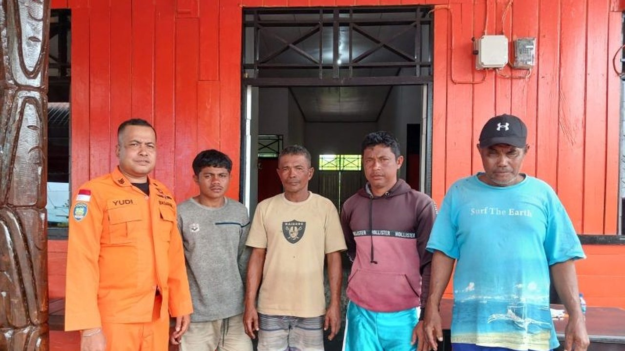 Penumpang Perahu Hilang di Timika Ditemukan Selamat