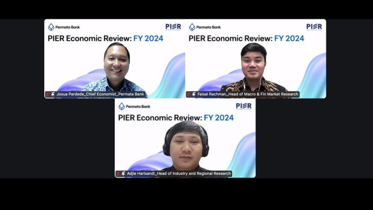Kepala Ekonom PermataBank memproyeksikan ekonomi Indonesia tetap stabil di tahun 2024-2025, dengan pertumbuhan ekonomi sekitar 5% dan inflasi terkendali di bawah 3%, meskipun ada perlambatan ekonomi global.