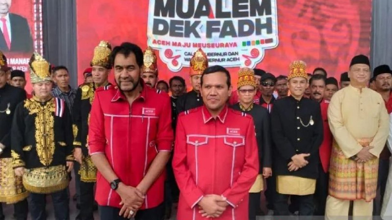 Mualem-Dek Fadh Resmi Dilantik Jadi Gubernur dan Wagub Aceh 12 Februari