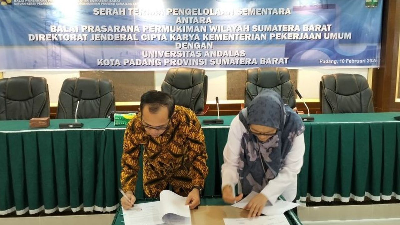 Kementerian PU menyerahkan dua gedung baru senilai Rp21 miliar untuk Universitas Andalas (Unand), guna meningkatkan kualitas pendidikan dan riset, khususnya di bidang Teknik Industri dan Teknik Lingkungan.
