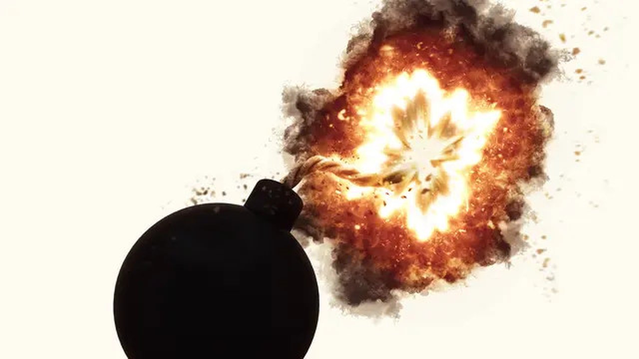 Ilustrasi Bom. (Freepik/Kjpargeter)