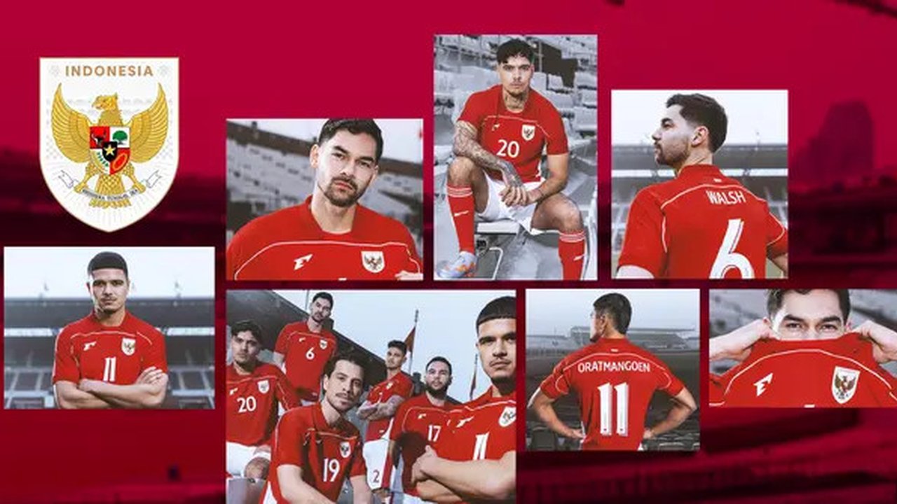 Kolase - Jersey Anyar Timnas Indonesia (Bola.com/Adreanus Titus)