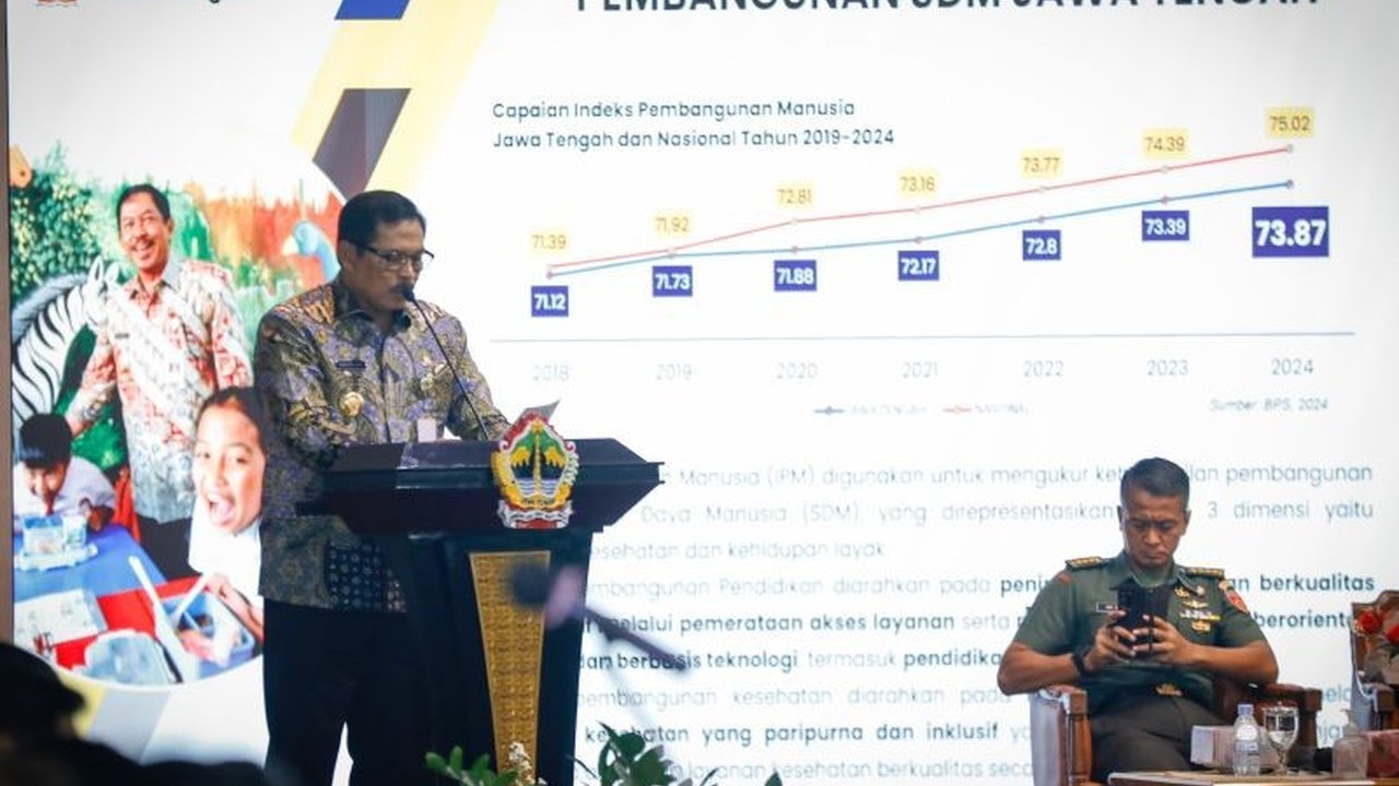 Penjabat Gubernur Jawa Tengah, Nana Sudjana, memimpin Musrenbang Provinsi Jateng 2025,  menjaring masukan untuk pembangunan yang berfokus pada peningkatan kesejahteraan masyarakat dan keberlanjutan ekonomi.