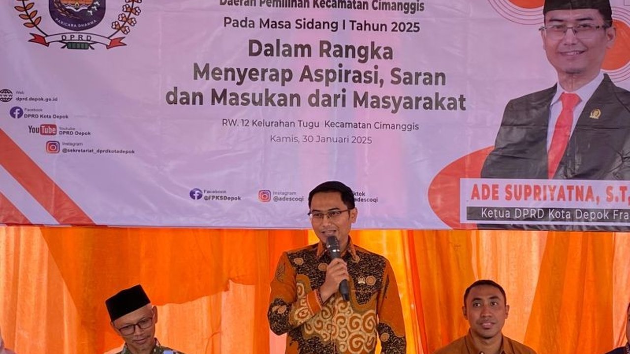 Ketua DPRD Kota Depok, Ade Supriyatna, menyatakan dukungan penuh terhadap program Cek Kesehatan Gratis (CKG) Presiden Prabowo Subianto yang akan melibatkan 38 puskesmas di Depok untuk mendeteksi derajat kesehatan masyarakat.