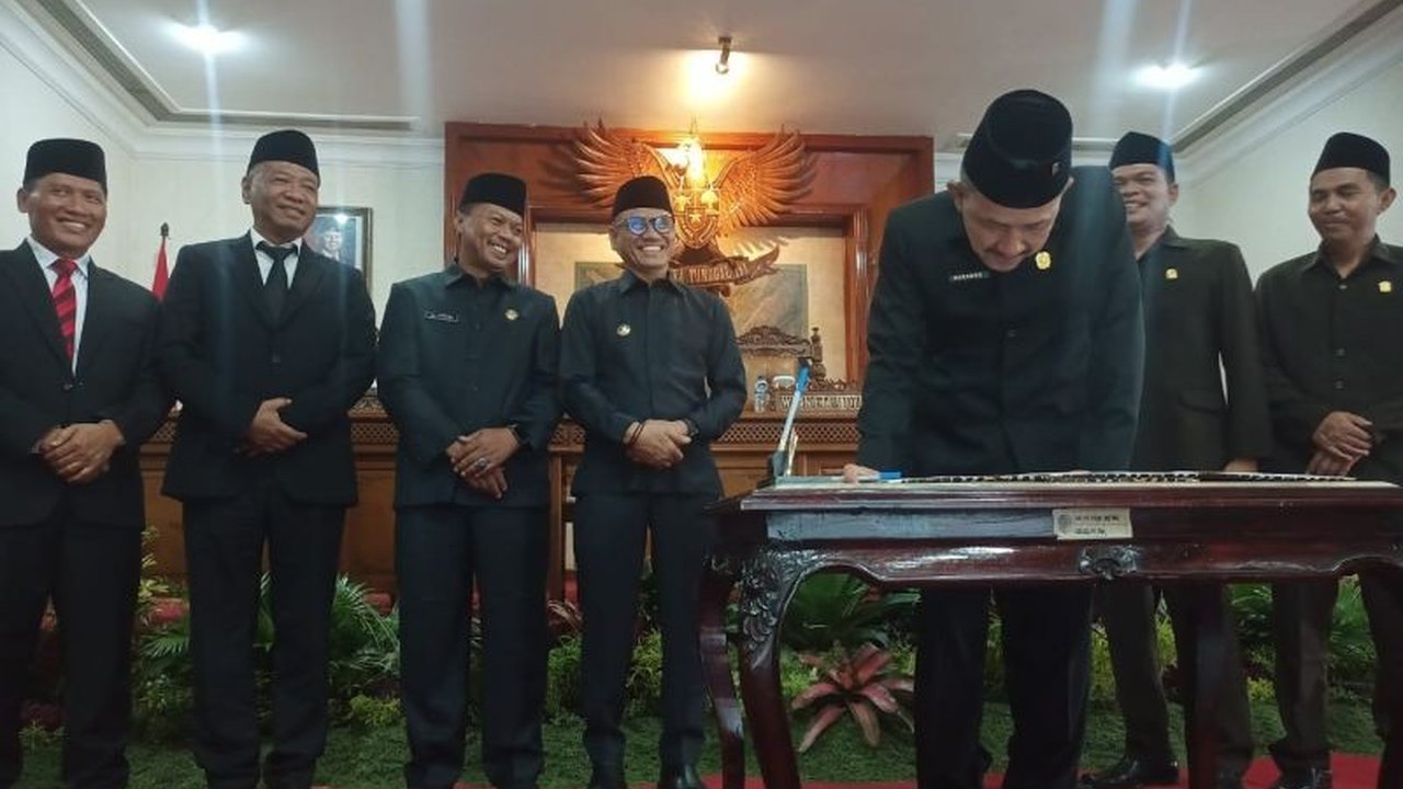 DPRD Tulungagung Tetapkan Pasangan Gabah sebagai Bupati dan Wakil Bupati Terpilih