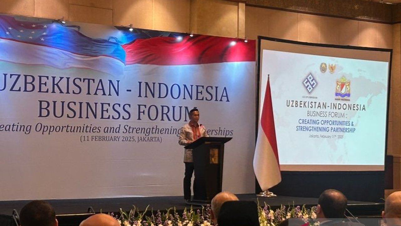 Ketua Kadin Indonesia, Anindya Bakrie, optimistis potensi perdagangan Indonesia-Uzbekistan dapat mencapai 500 miliar dolar AS, meskipun saat ini masih di bawah 100 juta dolar AS, dengan berbagai sektor potensial untuk dikolaborasikan.