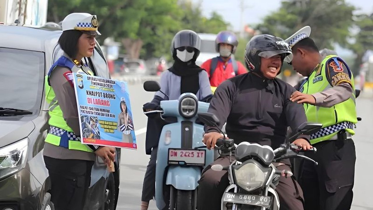 Operasi Tinombala 2025: 2.637 Pelanggaran Lalu Lintas di Hari Pertama