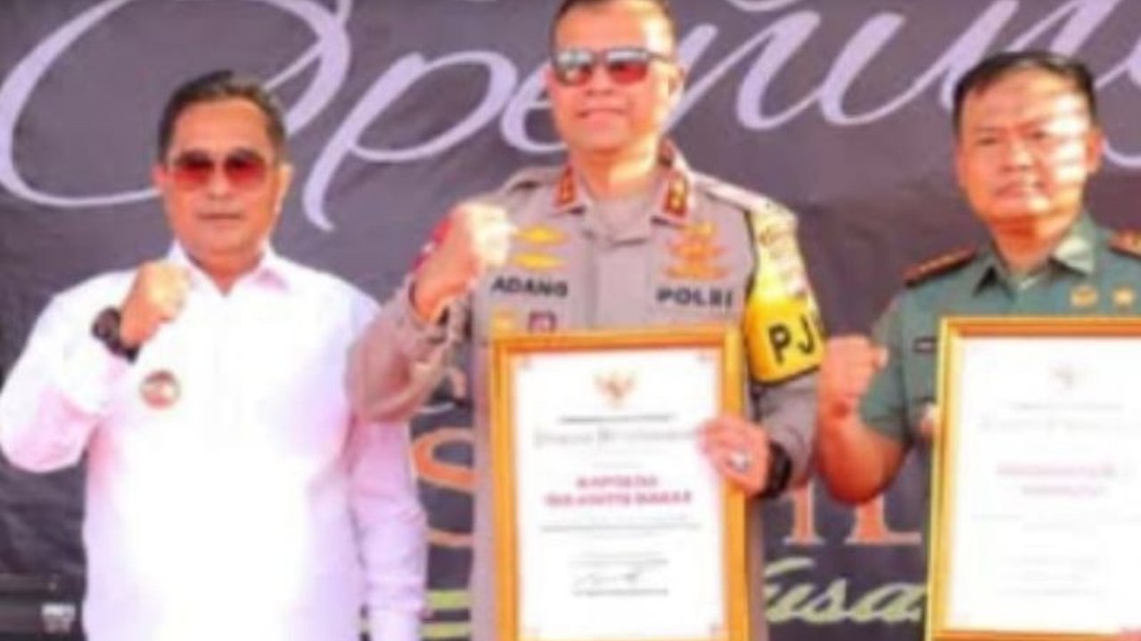 Kodim Mamuju Raih Penghargaan Atas Lahan Ketahanan Pangan Terpadu Seluas 9,7 Hektare