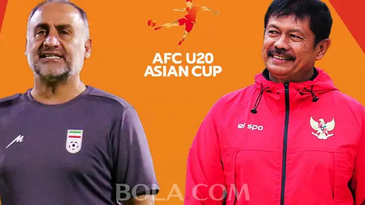 Piala Asia U-20 - Iran Vs Indonesia - Duel Pelatih: Hossein Abdi Vs Indra Sjafri (Bola.com/Adreanus Titus)