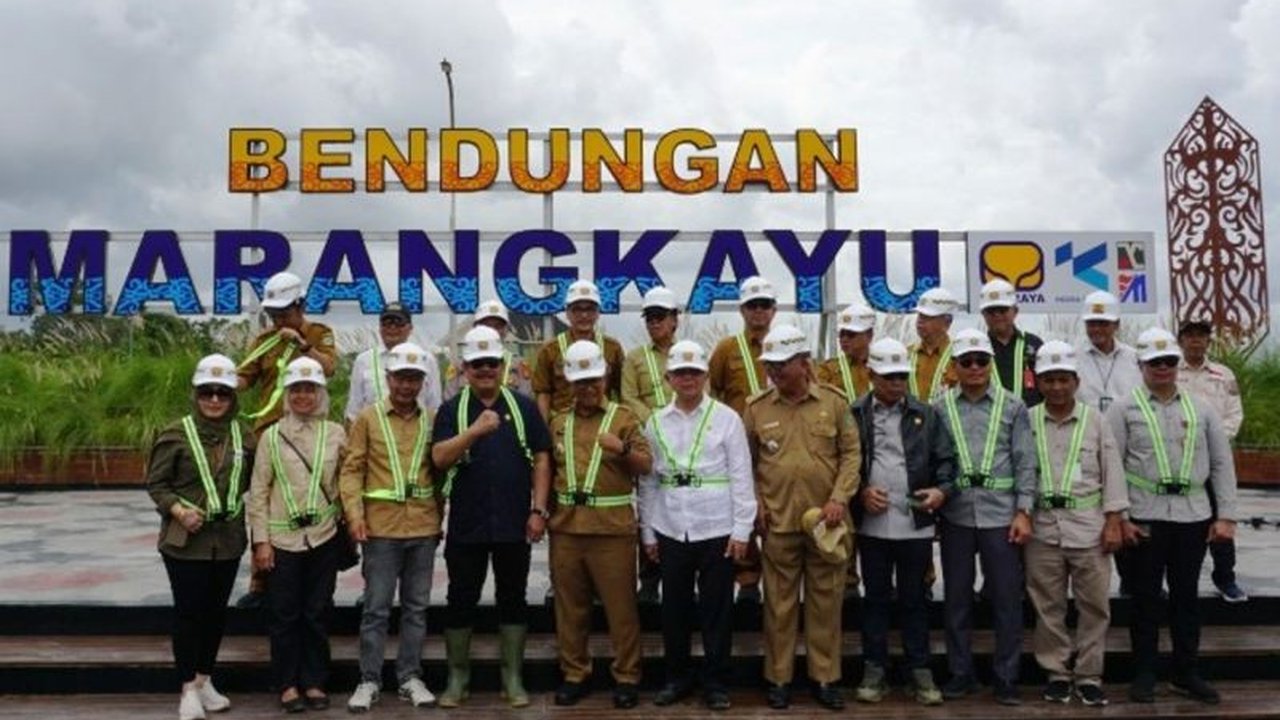 Bendungan Marangkayu di Kalimantan Timur, proyek strategis nasional, akan mengairi 1.500 hektare sawah dan menyediakan air baku, serta berpotensi sebagai pembangkit listrik tenaga mikro hidro.