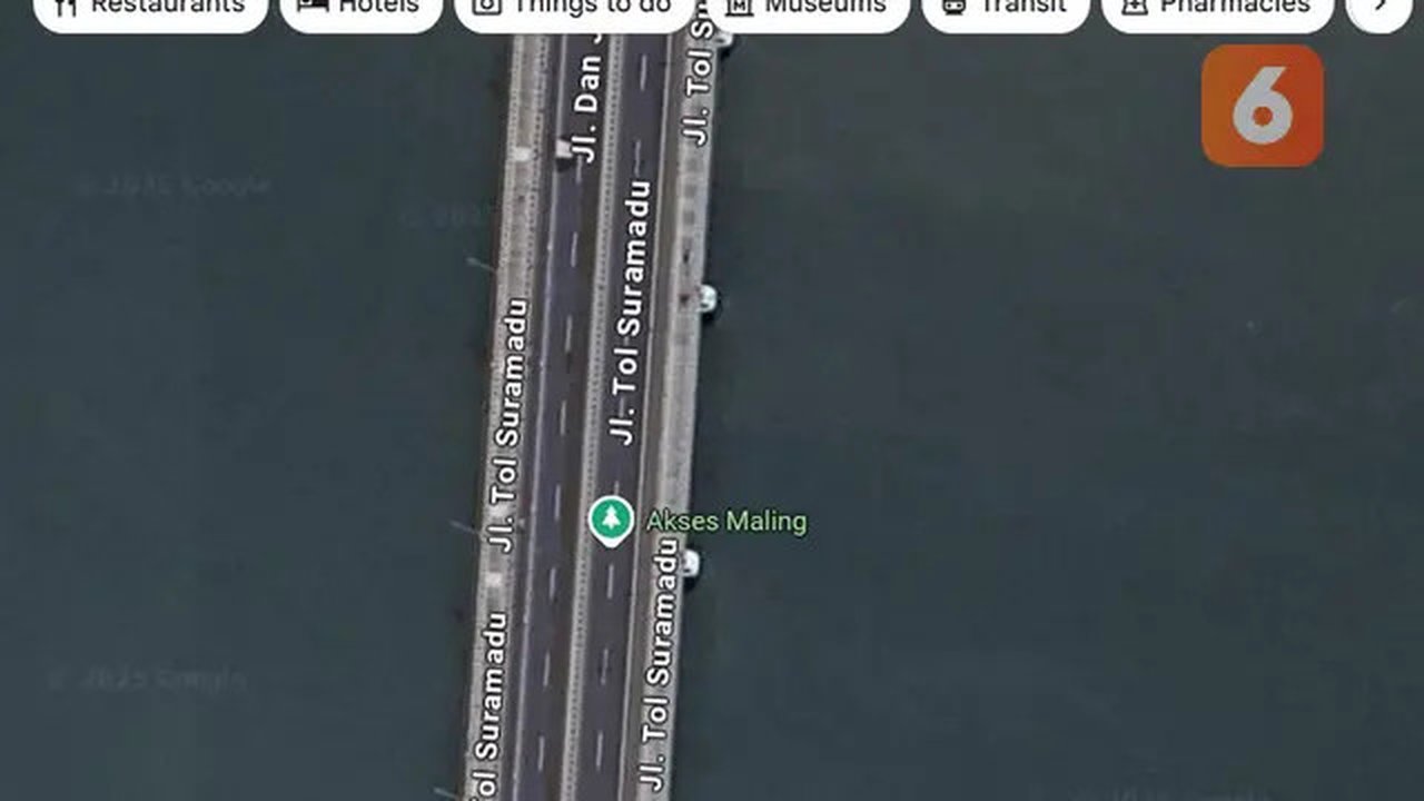 Jembatan Suramadu ada titik 'Akses Maling' di Google Map