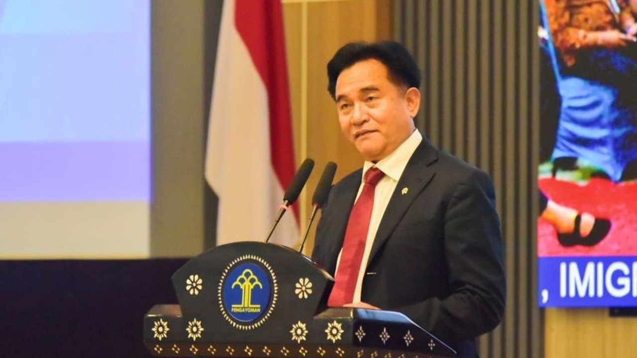Menko Yusril Dorong Pegawai Kemenkumham Tetap Optimal di Tengah Efisiensi Anggaran