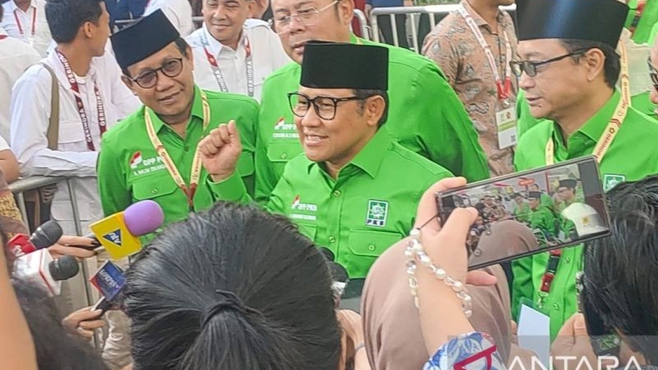 Ketua Umum PKB, Muhaimin Iskandar atau Cak Imin, menyampaikan harapannya agar Partai Gerindra sukses dalam membangun Indonesia menjadi negara maju, sekaligus menegaskan komitmen PKB dalam Koalisi Indonesia Maju.