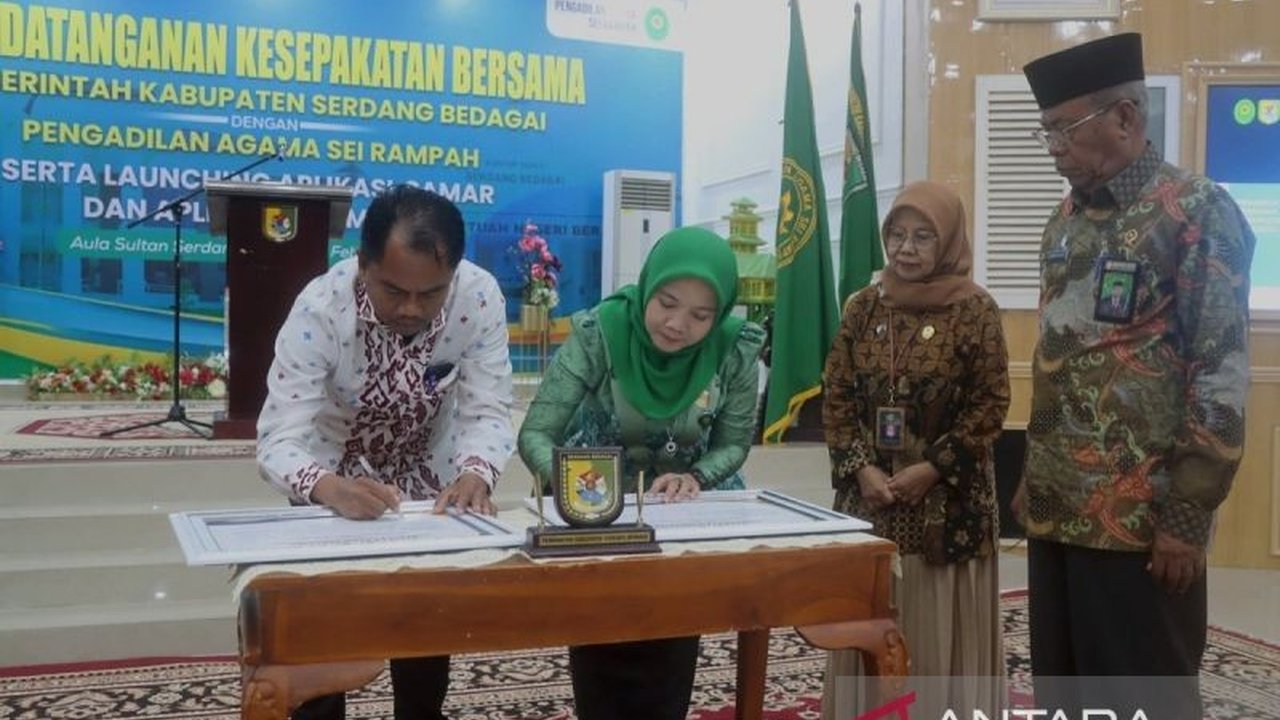 Pemerintah Kabupaten Serdang Bedagai dan Pengadilan Agama Sei Rampah meluncurkan aplikasi SAMAR dan Vitamin-A untuk mempercepat penyampaian putusan dan validasi akta cerai, meningkatkan pelayanan publik dan perlindungan hak perempuan dan anak.