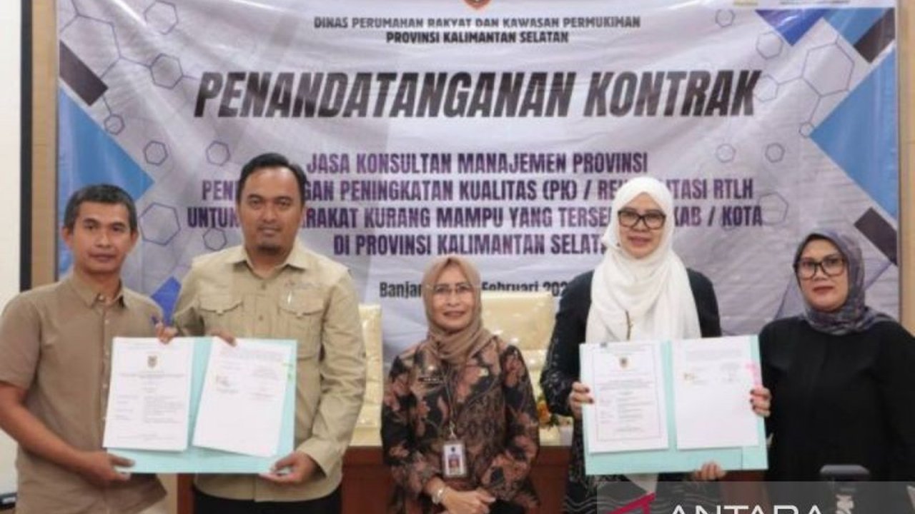 Pemerintah Provinsi Kalimantan Selatan bermitra dengan konsultan manajemen untuk meningkatkan kualitas program bedah rumah bagi warga tidak mampu di 13 kabupaten/kota pada tahun 2025, menargetkan perbaikan yang lebih efektif dan berdampak.