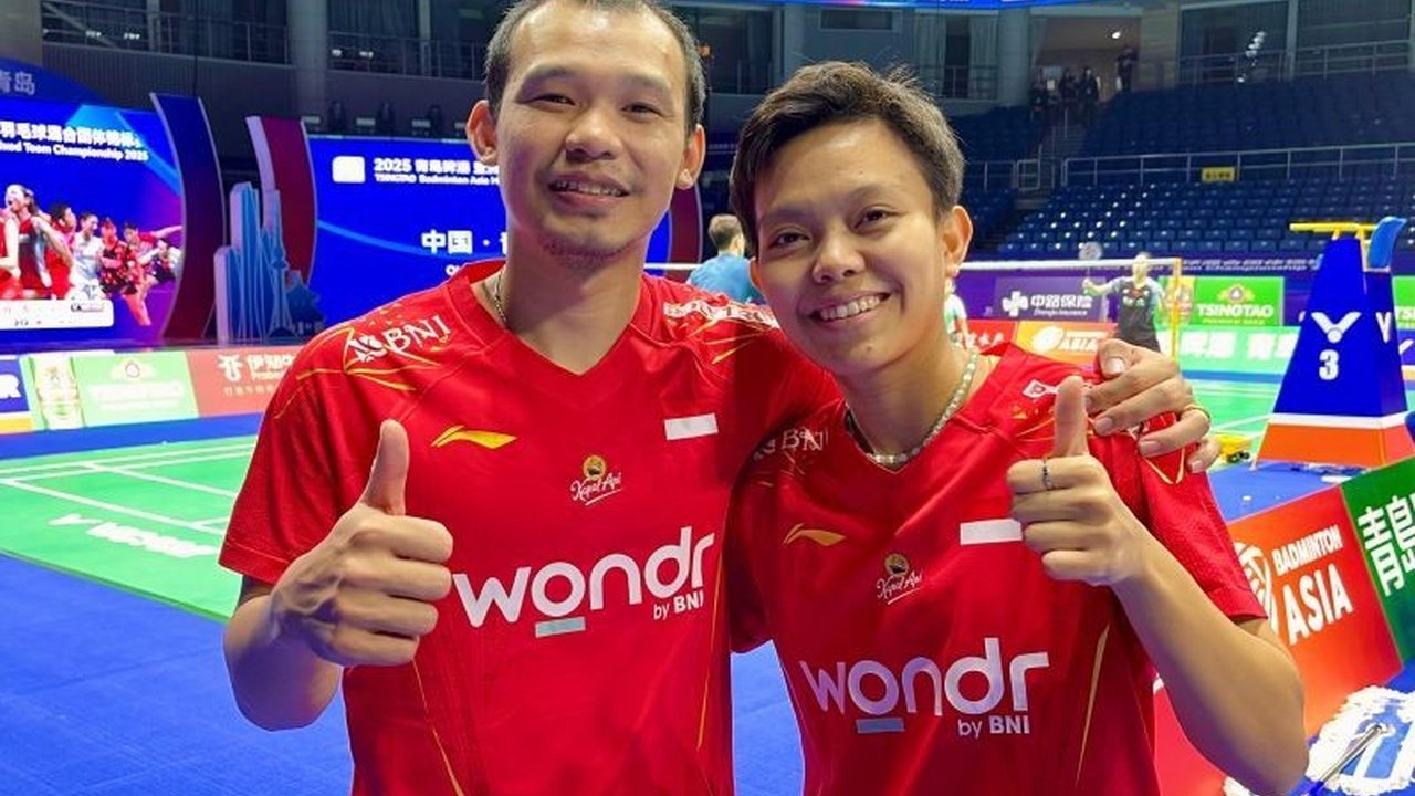 Rinov Rivaldy dan Siti Fadia Silva Ramadhanti resmi menjadi kapten dan wakil kapten tim bulu tangkis Indonesia di BAMTC 2025, bertekad memberikan penampilan terbaik dan membawa pulang kemenangan.