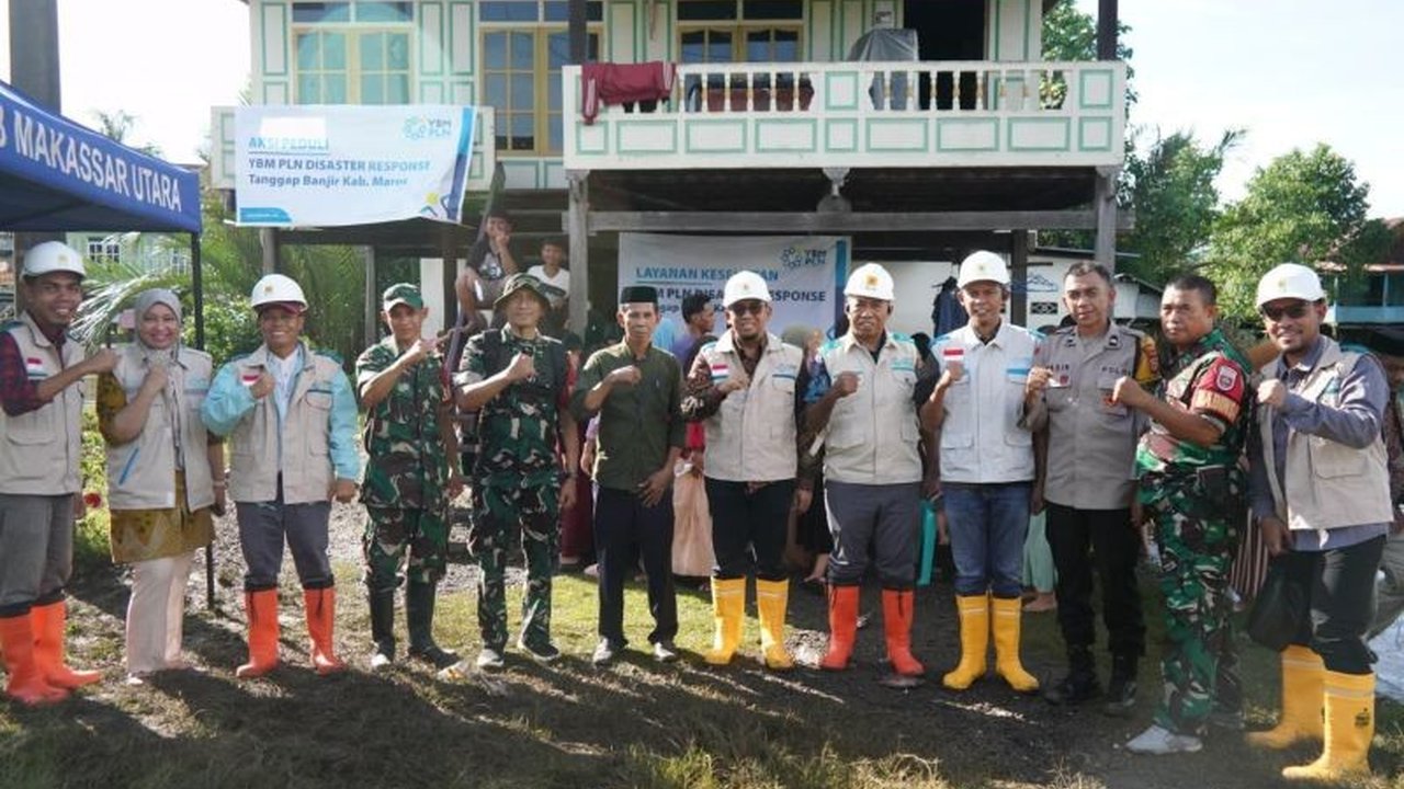 PLN Pulihkan 100% Listrik di Sulsel Pasca Bencana Banjir