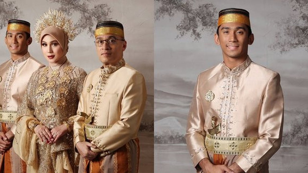 Potret Marini Zumarnis dan Keluarga Pakai Baju Adat Bugis, Penampilan Daffa Wardhana Curi Perhatian