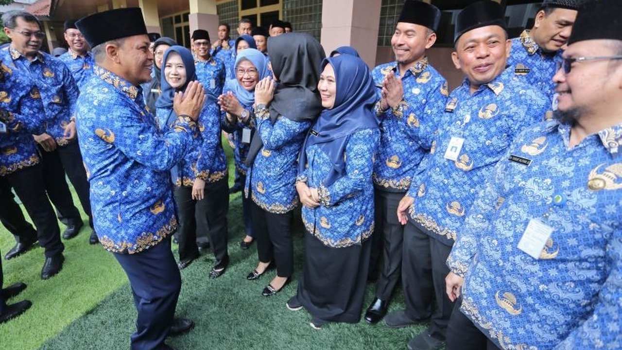 Penjabat Wali Kota Tangerang, Nurdin, pamitan usai menjabat selama 1 tahun lebih, mengapresiasi kolaborasi dan capaian pembangunan di Kota Tangerang, termasuk program PBG yang menjadi percontohan nasional.