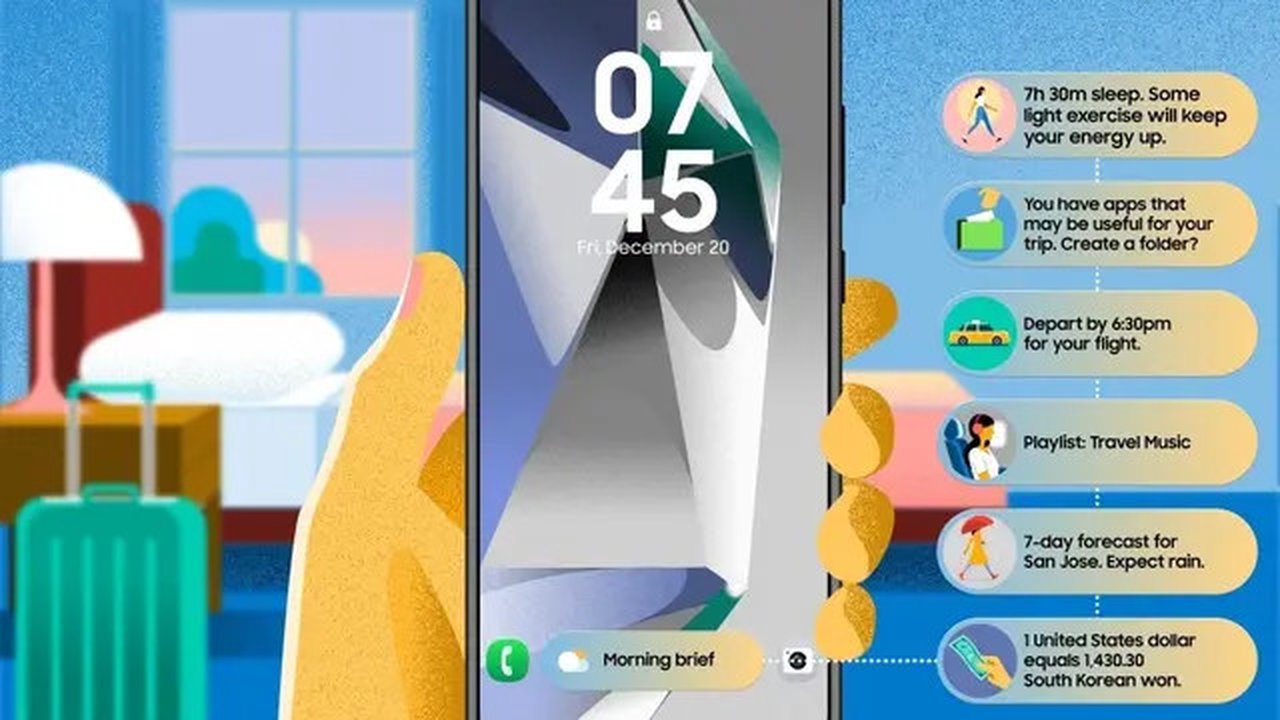 Fitur Now Baru yang akan hadir di One UI 7 dari Samsung. (Dok: Samsung)