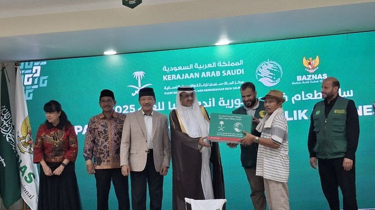 Arab Saudi Salurkan 7.911 Paket Bantuan Pangan untuk Indonesia