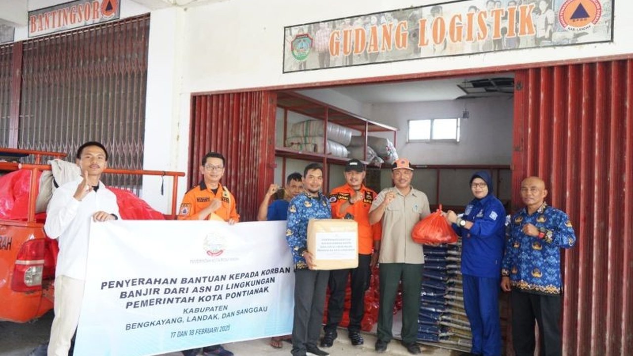 Pemkot Pontianak Salurkan 1.500 Paket Bantuan Banjir untuk Tiga Kabupaten di Kalbar