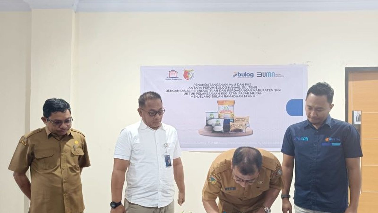 Kerja Sama Bulog dan Pemkab Sigi: Pasar Murah Jelang Ramadhan 2025