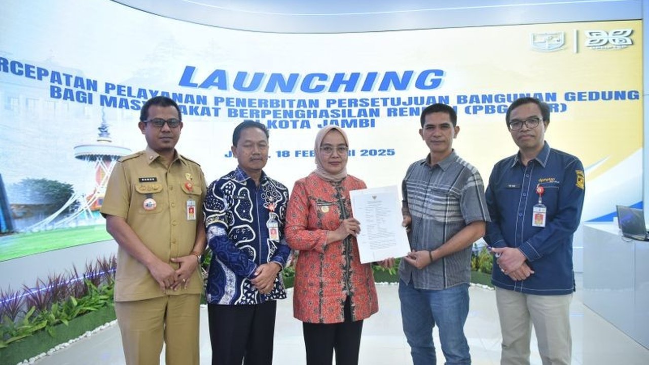 Jambi Percepat Layanan PBG untuk MBR, Selesai Kurang dari 1 Jam!