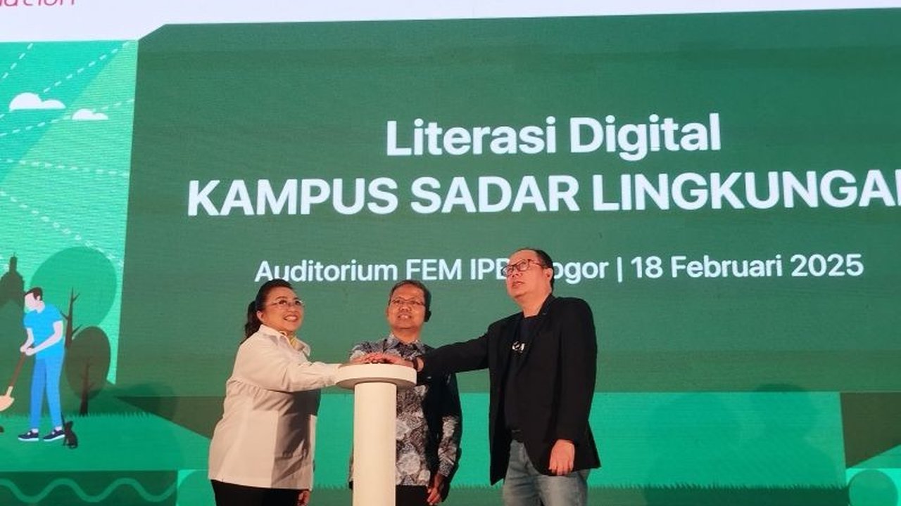 Kolaborasi Bakti Lingkungan Djarum Foundation (BLDF), Institut Pertanian Bogor (IPB), dan Kompas menggelar Kampus Literasi Digital untuk meningkatkan kesadaran lingkungan dan literasi digital mahasiswa.