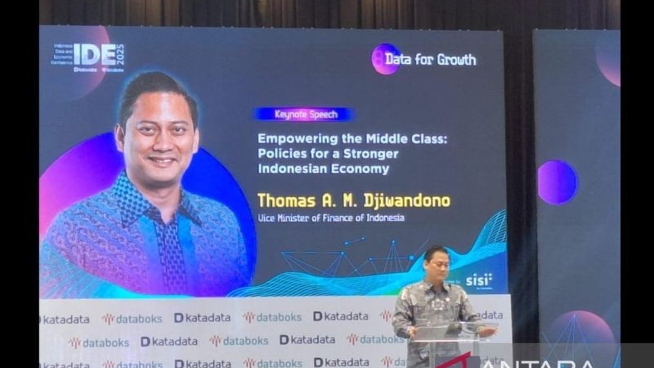 Wakil Menteri Keuangan, Thomas Djiwandono, memaparkan program pemerintah untuk meningkatkan kesejahteraan masyarakat melalui fokus pada SDM, perlindungan sosial, ketahanan pangan dan energi, serta stabilitas pertahanan dan keamanan, selaras dengan visi Ne
