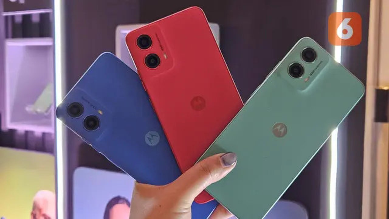 Moto G45 5G Resmi Meluncur di Indonesia. (Liputan6.com/ Agustinus Mario Damar)