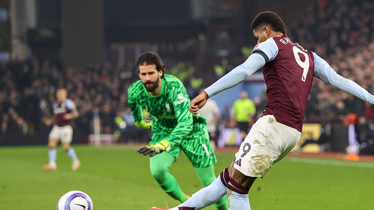 Hasil Aston Villa vs Liverpool: Skor 2-2
