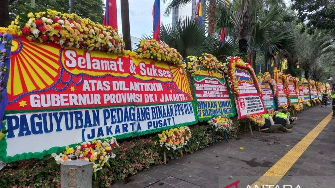 Balaikota Jakarta Berhias Meriah Sambut Gubernur dan Wagub Terpilih