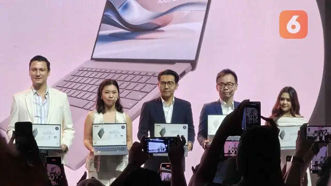 Asus Zenbook A14 dengan chipset Snapdragon X series resmi diumumkan. (Liputan6.com/ Yuslianson)