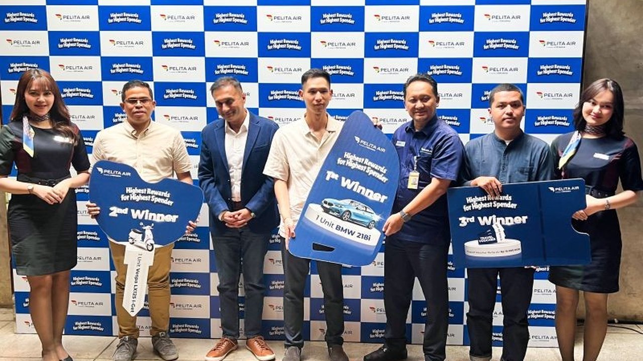 Pelita Air memberikan penghargaan kepada pelanggan setianya dengan hadiah utama berupa mobil BMW dan berbagai hadiah menarik lainnya dalam Program High Spender 2024.