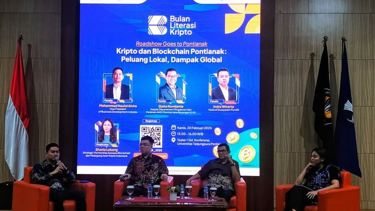 OJK Kalbar memberikan edukasi kripto dan blockchain kepada 100 mahasiswa di Pontianak untuk mendorong investasi aset kripto yang bertanggung jawab dan berkelanjutan, mengingat tingginya adopsi aset kripto di Indonesia.