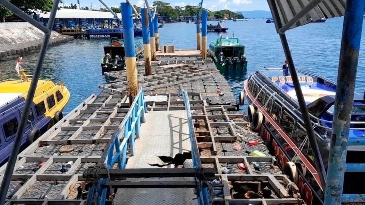 Rp30 Miliar untuk Perbaikan Dermaga Pelabuhan Ternate yang Rusak Parah