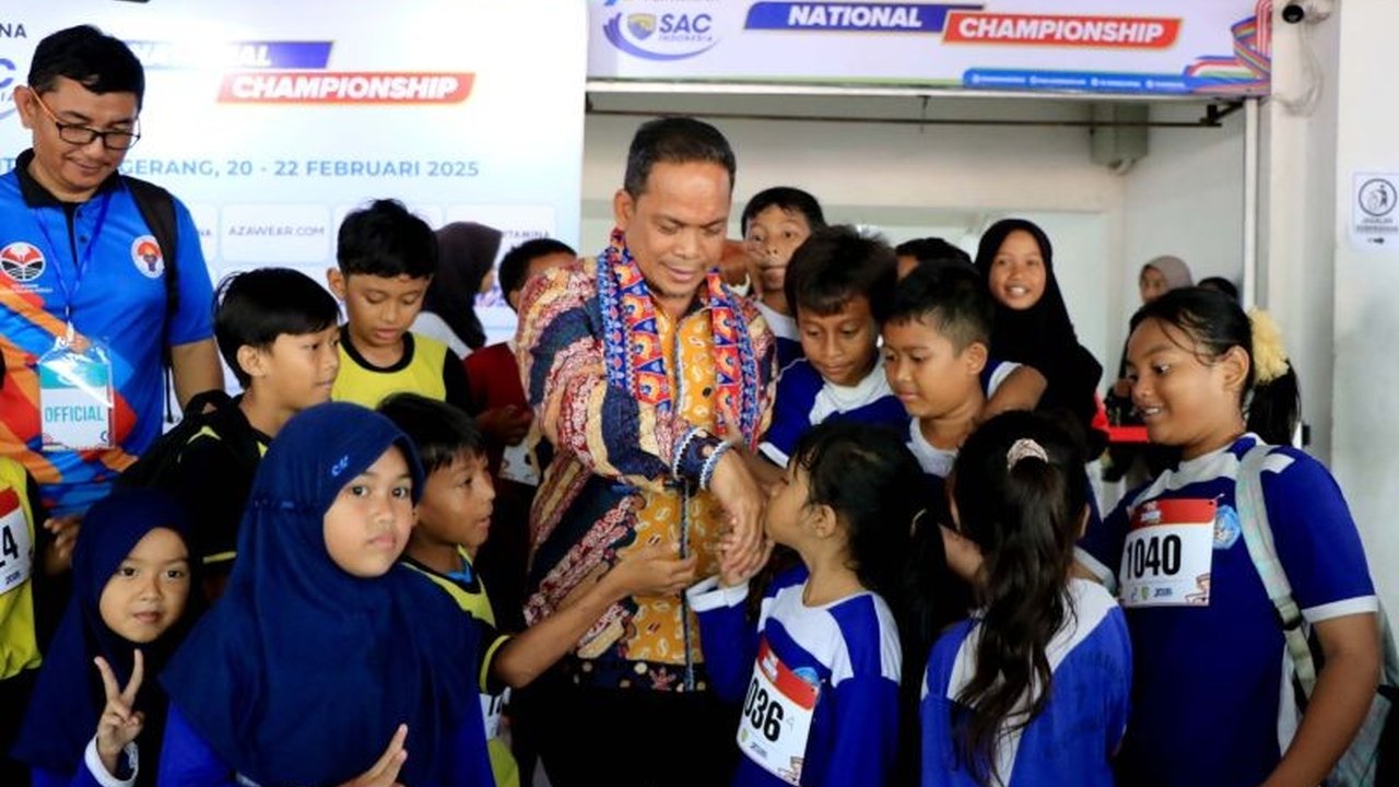 Sebanyak 3.500 pelajar Kota Tangerang berlaga dalam Student Athletics Championships (SAC) Indonesia 2025 di Stadion Benteng Reborn,  menunjukkan komitmen Kota Tangerang sebagai pusat sport tourism dan sportainment.