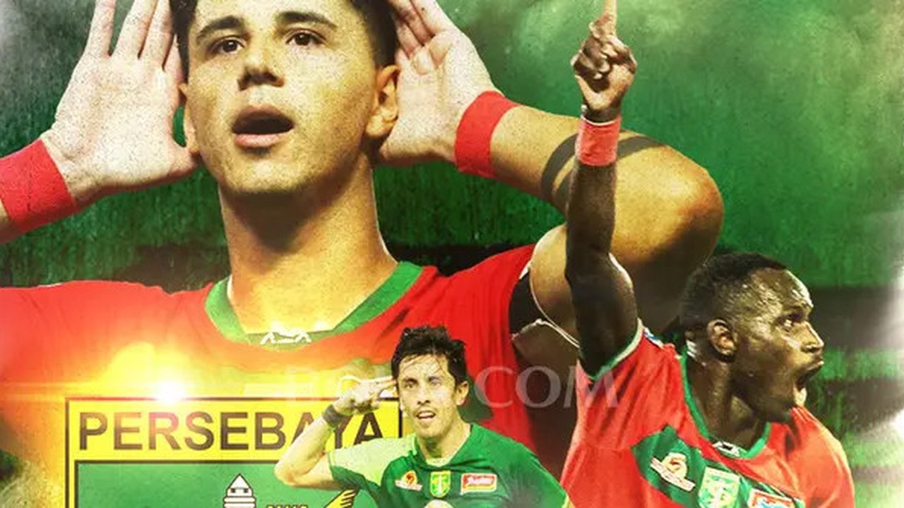 Persebaya Surabaya - Ilustrasi Persebaya Surabaya (Bola.com/Adreanus Titus/Andreas Davin)