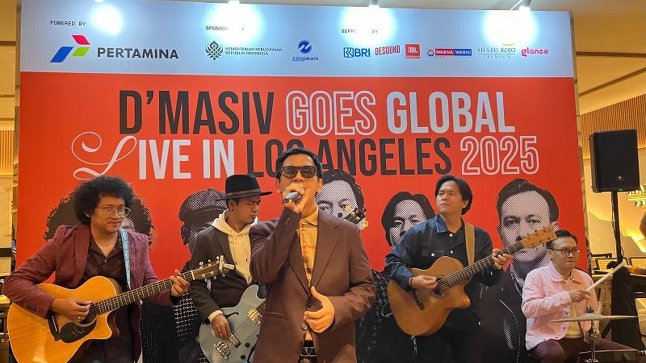 Band D'Masiv akan tampil di MUSEXPO 2025 di Los Angeles, membawakan lagu baru berbahasa Inggris dan menandai langkah mereka menuju ekspansi global.