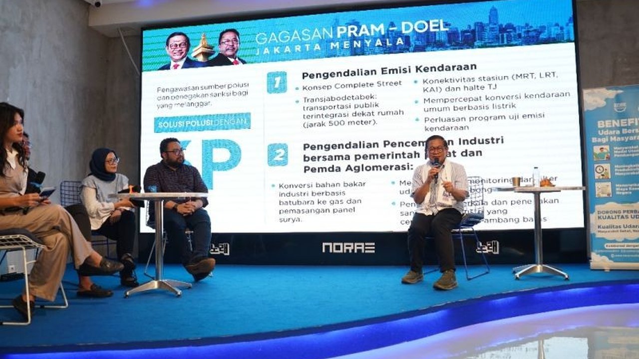 Bicara Udara mendesak Gubernur dan Wakil Gubernur DKI Jakarta, Pramono Anung-Rano Karno, untuk segera mengambil langkah konkret mengatasi polusi udara yang memburuk dan mengancam kesehatan warga.