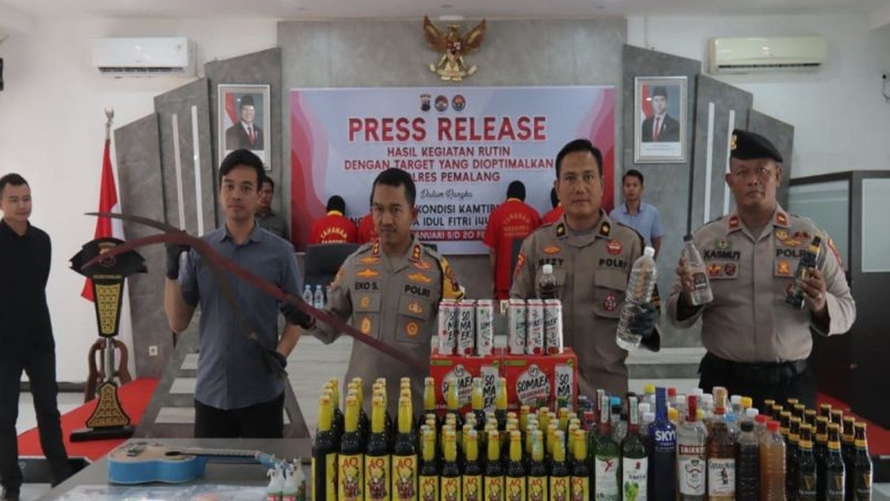 Polres Pemalang Intensifkan KRYO Jelang Puasa, Ungkap Ratusan Kasus