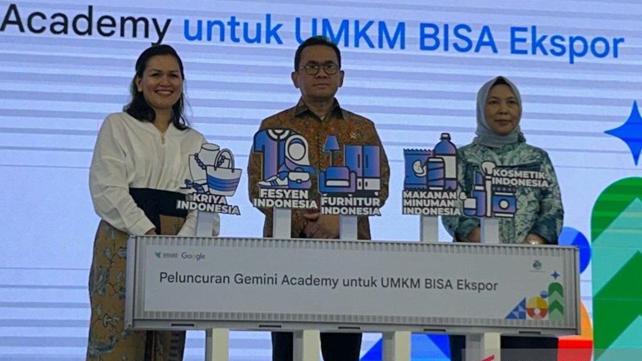 Menteri Perdagangan Budi Santoso mendorong UMKM Indonesia untuk memanfaatkan kecerdasan buatan (AI) guna meningkatkan daya saing dan menembus pasar ekspor, demi mencapai target rasio kewirausahaan 10-12 persen.