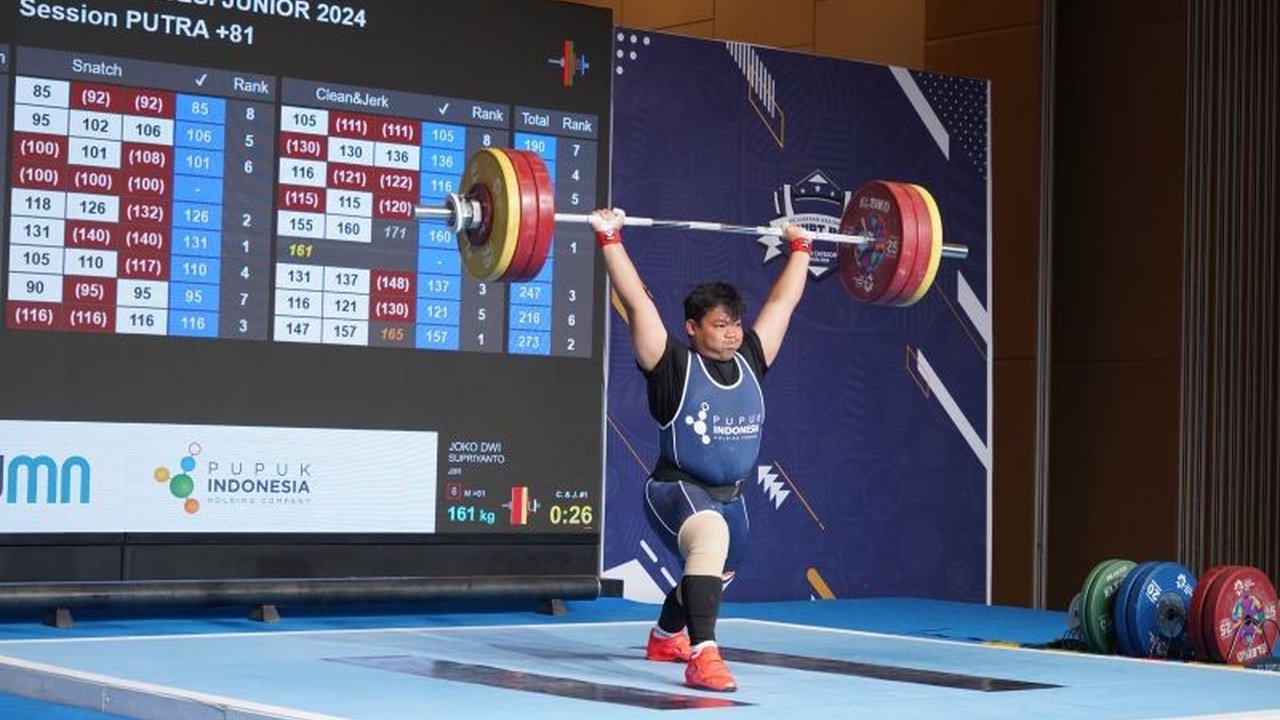 Tim angkat besi Indonesia berlatih intensif di Pelatnas Kwini, Jakarta, untuk menghadapi berbagai kejuaraan internasional pada 2025 sebagai persiapan menuju kualifikasi Olimpiade 2028.