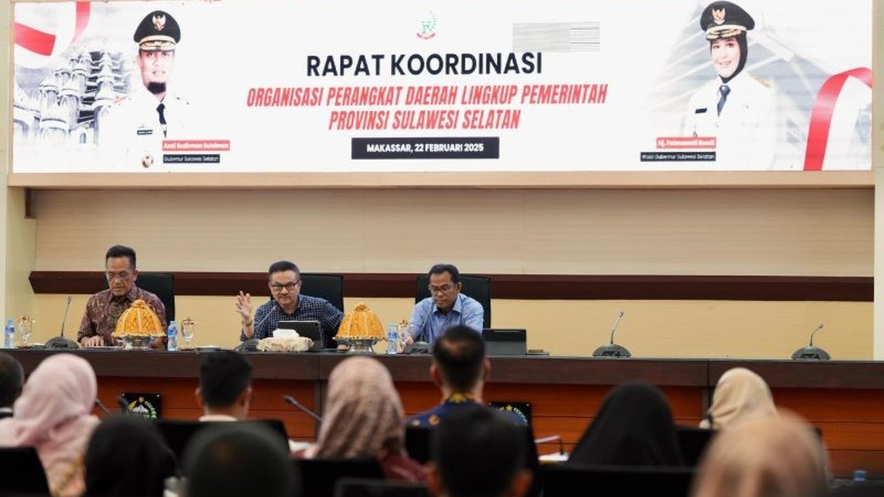 Pemprov Sulsel membentuk desk efisiensi anggaran untuk menindaklanjuti Instruksi Presiden Nomor 1 Tahun 2025 tentang efisiensi belanja APBN dan APBD tahun anggaran 2025, dengan fokus pada standar pelayanan minimal dan infrastruktur.