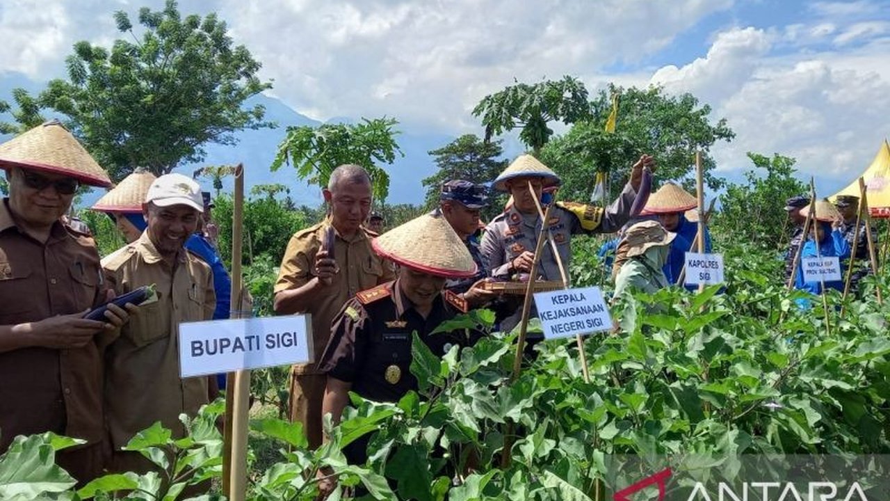 Pemkab Sigi Jalin Kerja Sama TNI-Polri Wujudkan Ketahanan Pangan